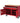 YUKON 46 in. Mobile Workbench with Solid Wood Top, Red