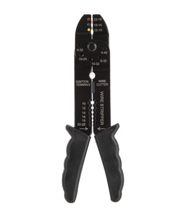 Wire Stripper / Crimper and 25 Piece Terminal Set TD21802B, New, 8 oz