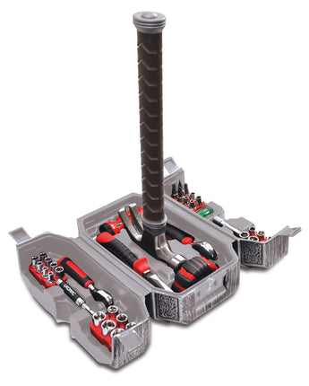 Marvel Avengers Thor's Hammer 44 Piece Tool Set